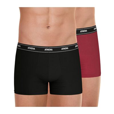 Boxers Athena Boxers, lot de 2, DUO ESSENTIEL Rouge EU XXL,EU S,EU M,EU L,EU XL,EU 3XL Heren Boxers Athena Boxers, lot de 2, DUO ESSENTIEL Rouge EU XXL,EU S,EU M,EU L,EU XL,EU 3XL Heren