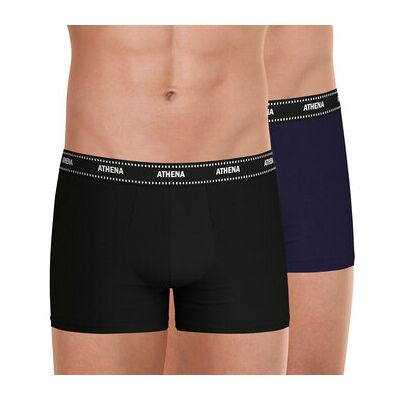 Boxers Athena Boxers, lot de 2, DUO ESSENTIEL Bleu EU XXL,EU S,EU M,EU L,EU XL,EU 3XL Heren Boxers Athena Boxers, lot de 2, DUO ESSENTIEL Bleu EU XXL,EU S,EU M,EU L,EU XL,EU 3XL Heren