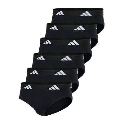 Slips adidas Homme Slip Paquet de 6 Noir EU XXL,EU S,EU M,EU L,EU XL Heren Slips adidas Homme Slip Paquet de 6 Noir EU XXL,EU S,EU M,EU L,EU XL Heren