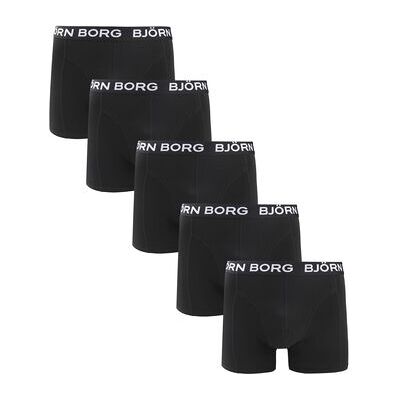 Caleçons Björn Borg Boxers Cotton Stretch 5-Pack Noir Noir EU S,EU M,EU L,EU XL Heren Caleçons Björn Borg Boxers Cotton Stretch 5-Pack Noir Noir EU S,EU M,EU L,EU XL Heren