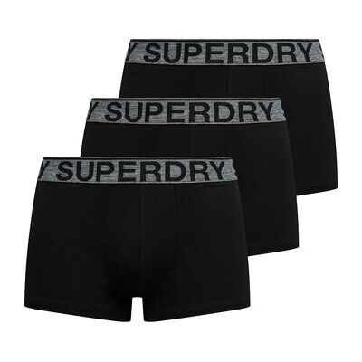 Caleçons Superdry Homme Caleçon Paquet de 3 TRUNK TRIPLE PACK Noir EU XXL,EU M,EU L,EU XL Heren Caleçons Superdry Homme Caleçon Paquet de 3 TRUNK TRIPLE PACK Noir EU XXL,EU M,EU L,EU XL Heren
