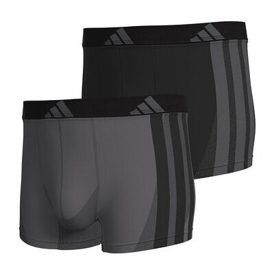 Boxers adidas Boxers, lot de 2, TRUNK MICRO STRETCH Gris EU XXL,EU L Heren Boxers adidas Boxers, lot de 2, TRUNK MICRO STRETCH Gris EU XXL,EU L Heren