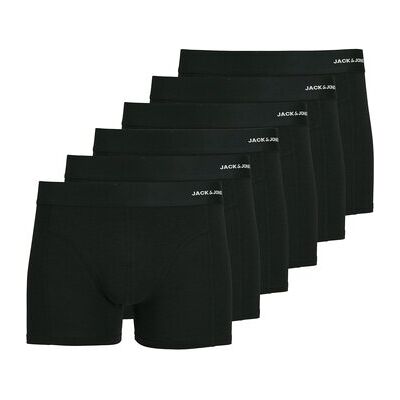 jack & jones Caleçons Jack & Jones Homme Caleçon Paquet de 6 JACBASIC TRUNKS 6 PACK Noir EU XXL,EU S,EU M,EU L,EU XL Heren jack & jones Caleçons Jack & Jones Homme Caleçon Paquet de 6 JACBASIC TRUNKS 6 PACK Noir EU XXL,EU S,EU M,EU L,EU XL Heren