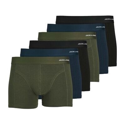 jack & jones Caleçons Jack & Jones Homme Caleçon Paquet de 6 JACBASIC TRUNKS 6 PACK Multicolore EU XXL,EU S,EU M,EU L,EU XL Heren jack & jones Caleçons Jack & Jones Homme Caleçon Paquet de 6 JACBASIC TRUNKS 6 PACK Multicolore EU XXL,EU S,EU M,EU L,EU XL Heren