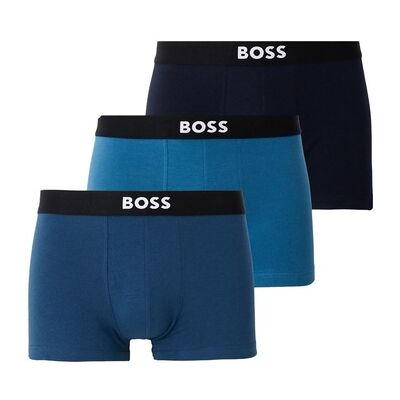 Boxers BOSS Trunk 3p Power Bleu EU S,EU M Heren Boxers BOSS Trunk 3p Power Bleu EU S,EU M Heren