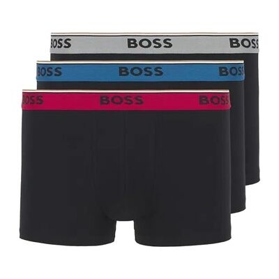Boxers BOSS Trunk 3p Power Noir EU S,EU M,EU XL Heren Boxers BOSS Trunk 3p Power Noir EU S,EU M,EU XL Heren