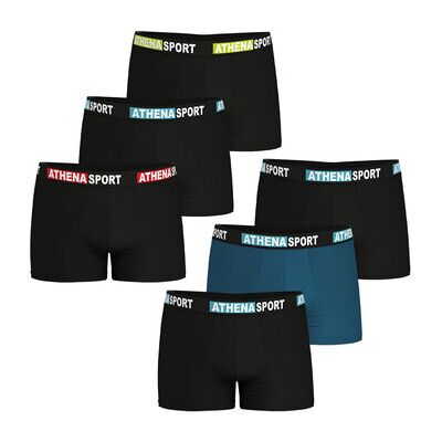 Boxers Athena Boxers, lot de 6, DAILY SPORT Multicolore EU XXL,EU S,EU M,EU L,EU XL,EU 3XL Heren Boxers Athena Boxers, lot de 6, DAILY SPORT Multicolore EU XXL,EU S,EU M,EU L,EU XL,EU 3XL Heren