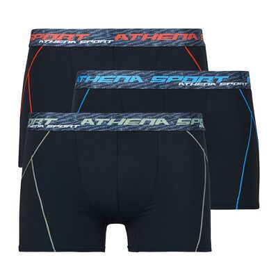 Boxers Athena TRANING DRY Pack de 3 Noir EU S,EU L,EU XL Heren Boxers Athena TRANING DRY Pack de 3 Noir EU S,EU L,EU XL Heren