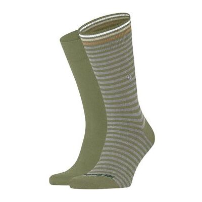 Socquettes Burlington Everyday 2-Pack Rayures Vert Vert 40 / 45 Heren Socquettes Burlington Everyday 2-Pack Rayures Vert Vert 40 / 45 Heren