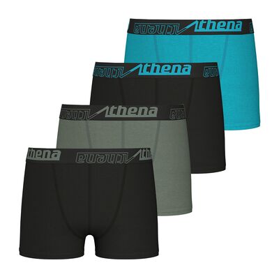 Boxers Athena Boxers, lot de 4, ECOPACK SPORT Multicolore 7 / 8 ans,12 ans,14 ans,16 ans Jongens Boxers Athena Boxers, lot de 4, ECOPACK SPORT Multicolore 7 / 8 ans,12 ans,14 ans,16 ans Jongens