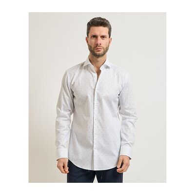 Chemise BOSS Chemise Hank homme avec micro-motif Blanc EU 39,EU 40,EU 42,EU 44,EU 44 / 45,EU 46 / 47,EU 43 Heren Chemise BOSS Chemise Hank homme avec micro-motif Blanc EU 39,EU 40,EU 42,EU 44,EU 44 / 45,EU 46 / 47,EU 43 Heren