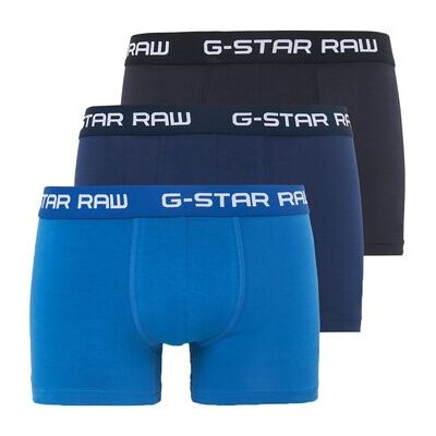 Caleçons G-Star Raw Homme Caleçon Paquet de 3 Classic trunk 3 pack Bleu EU XL Heren Caleçons G-Star Raw Homme Caleçon Paquet de 3 Classic trunk 3 pack Bleu EU XL Heren