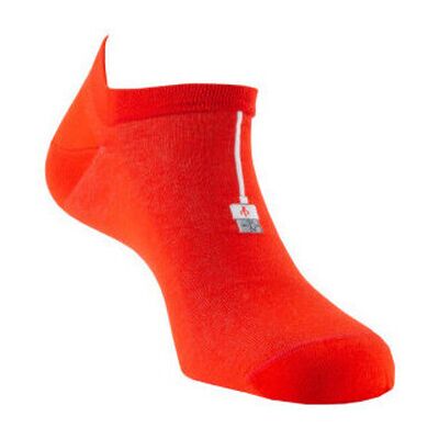 Chaussettes Achile Invisibles en coton motif "Connexion" MADE IN FRANCE Rouge 40 / 45 Heren Chaussettes Achile Invisibles en coton motif "Connexion" MADE IN FRANCE Rouge 40 / 45 Heren