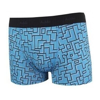 Bas de pyjama Achile Boxer Labyrinthe en microfibre Bleu T3,T4 Heren Bas de pyjama Achile Boxer Labyrinthe en microfibre Bleu T3,T4 Heren