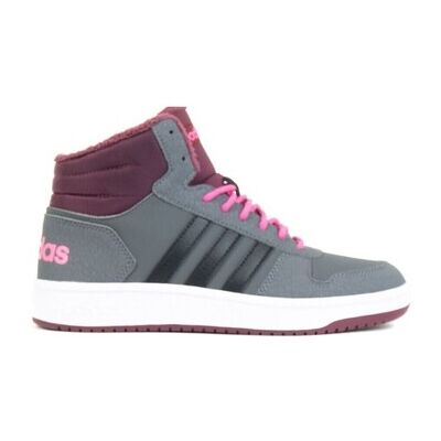 Boots enfant adidas Hoops Mid 20 K Gris 36 2/3,29,30 Jongens Boots enfant adidas Hoops Mid 20 K Gris 36 2/3,29,30 Jongens