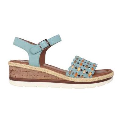 Sandales compensées Ara 12-28404-07 Bleu 39,40,41,42 Dames Sandales compensées Ara 12-28404-07 Bleu 39,40,41,42 Dames