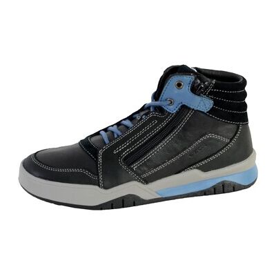 Baskets montantes enfant Geox Basket Montante Garçons J Perth B.D - SYNT+WAX.LEA Noir 28,30 Jongens Baskets montantes enfant Geox Basket Montante Garçons J Perth B.D - SYNT+WAX.LEA Noir 28,30 Jongens