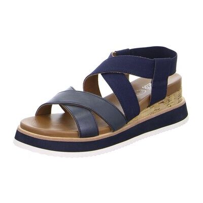 Sandales compensées Ara - Bleu 38,41 Dames Sandales compensées Ara - Bleu 38,41 Dames