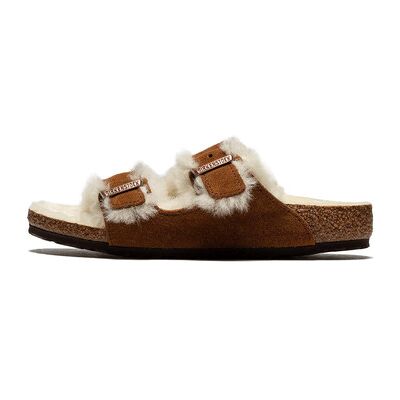 Sandales plates BIRKENSTOCK Sandale Arizona fourrée Marron 28,29 Jongens Sandales plates BIRKENSTOCK Sandale Arizona fourrée Marron 28,29 Jongens