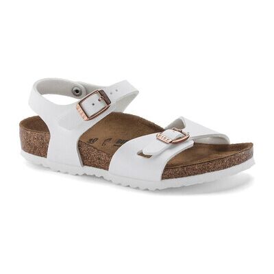 Sandales plates BIRKENSTOCK Sandale pour enfant rio Blanc 25,27 / 28,27,29,30,35 Jongens Sandales plates BIRKENSTOCK Sandale pour enfant rio Blanc 25,27 / 28,27,29,30,35 Jongens