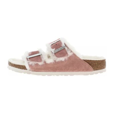 Sandales plates BIRKENSTOCK ARIZONA VL SHEARLING étroite Rose 36,37,40,41,42 Dames Sandales plates BIRKENSTOCK ARIZONA VL SHEARLING étroite Rose 36,37,40,41,42 Dames
