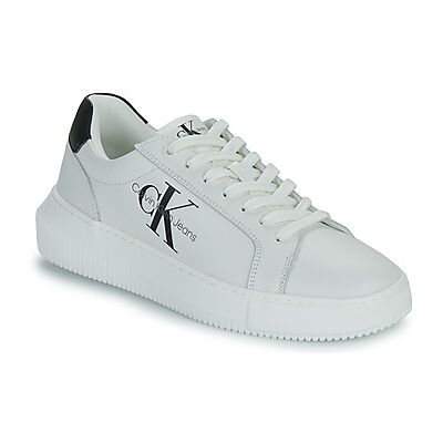 Baskets basses Calvin Klein Jeans CHUNKY CUPSOLE MONO LTH Blanc 36,37,39 Dames Baskets basses Calvin Klein Jeans CHUNKY CUPSOLE MONO LTH Blanc 36,37,39 Dames