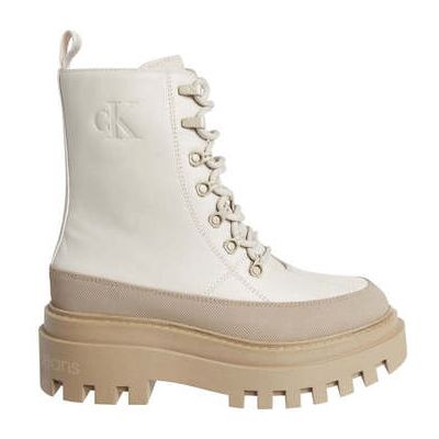 Bottines Calvin Klein Jeans flatform lace up boot Beige 39,40,41 Dames Bottines Calvin Klein Jeans flatform lace up boot Beige 39,40,41 Dames