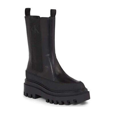 Bottines Calvin Klein Jeans flatform chelsea boot Noir 40,41 Dames Bottines Calvin Klein Jeans flatform chelsea boot Noir 40,41 Dames
