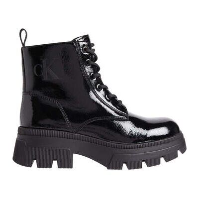 Bottines Calvin Klein Jeans chunky combat laceup boot triple black Noir 36,41 Dames Bottines Calvin Klein Jeans chunky combat laceup boot triple black Noir 36,41 Dames
