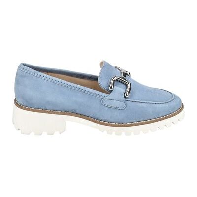 Mocassins Ara Babouche Bleu 40,41 1/2 Dames Mocassins Ara Babouche Bleu 40,41 1/2 Dames