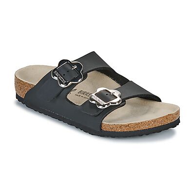 Mules enfant BIRKENSTOCK Arizona Kids Flower Buckle BF Black Noir 26,27,28,29,30,31,32 Meisjes Mules enfant BIRKENSTOCK Arizona Kids Flower Buckle BF Black Noir 26,27,28,29,30,31,32 Meisjes