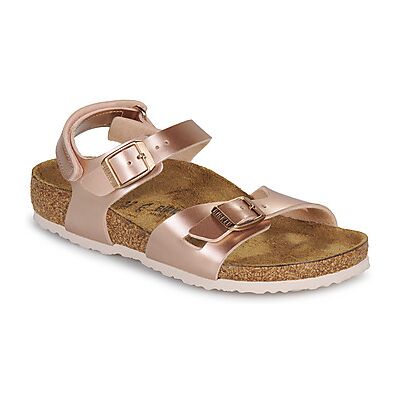 Sandales plates BIRKENSTOCK Rio Kids Doré 26,27,28,29,30,31,32,33 Meisjes Sandales plates BIRKENSTOCK Rio Kids Doré 26,27,28,29,30,31,32,33 Meisjes