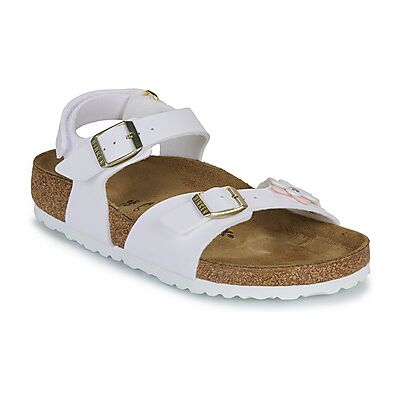 Sandales plates BIRKENSTOCK Rio AS Kids Flowers BF White Blanc 37,39 Meisjes Sandales plates BIRKENSTOCK Rio AS Kids Flowers BF White Blanc 37,39 Meisjes