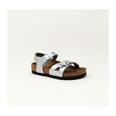Doudounes BIRKENSTOCK BIRKENSTOCK RIO SANDALE METALLIC SILVER Argenté FR 32,25,26 Heren Doudounes BIRKENSTOCK BIRKENSTOCK RIO SANDALE METALLIC SILVER Argenté FR 32,25,26 Heren