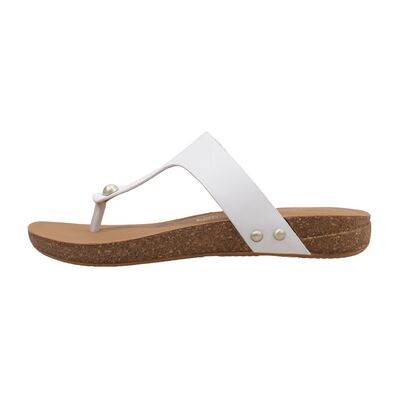 Sandales compensées FitFlop IQUSHION LEATHER TOE Blanc 36,37,39 Dames Sandales compensées FitFlop IQUSHION LEATHER TOE Blanc 36,37,39 Dames