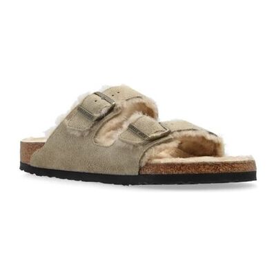Sandales plates BIRKENSTOCK BASKETS ARIZONA SHEARLG Beige 37,39 Dames Sandales plates BIRKENSTOCK BASKETS ARIZONA SHEARLG Beige 37,39 Dames