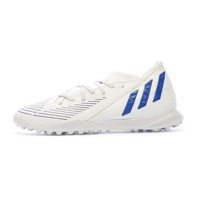 Chaussures de football Adidas Predator Edge.3 TF - Tige synthétique, semelle pour gazon, Bleu/Blanc Chaussures de football Adidas Predator Edge.3 TF - Tige synthétique, semelle pour gazon, Bleu/Blanc