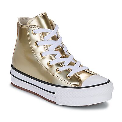Baskets montantes enfant Converse CHUCK TAYLOR ALL STAR EVA LIFT PLATFORM METALLIC Doré 27,28,29,30,31,34,35 Meisjes Baskets montantes enfant Converse CHUCK TAYLOR ALL STAR EVA LIFT PLATFORM METALLIC Doré 27,28,29,30,31,34,35 Meisjes