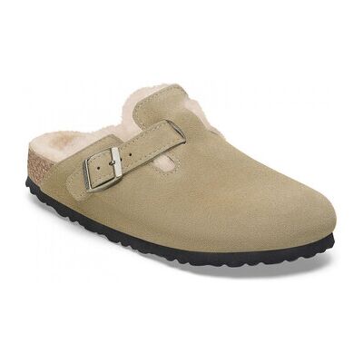 Sandales plates BIRKENSTOCK Boston shearling leve Beige 41,42,43 Dames Sandales plates BIRKENSTOCK Boston shearling leve Beige 41,42,43 Dames