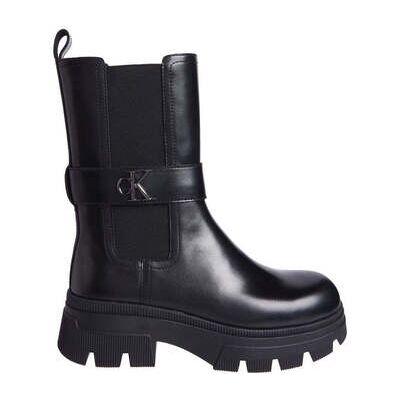Bottines Calvin Klein Jeans chunky combat chelsea booties Noir 37,38,39,41 Dames Bottines Calvin Klein Jeans chunky combat chelsea booties Noir 37,38,39,41 Dames