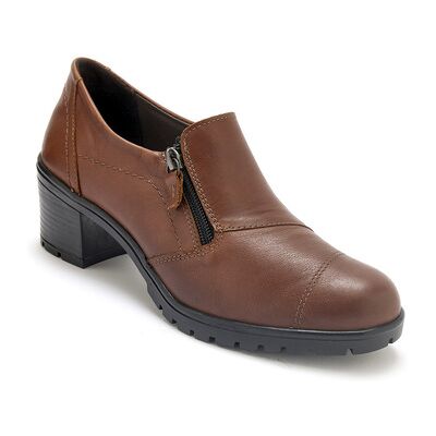 Mocassins Pediconfort Trotteurs zippés talon 4,5 cm Marron 38,39 Dames Mocassins Pediconfort Trotteurs zippés talon 4,5 cm Marron 38,39 Dames