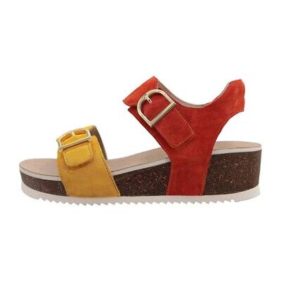 Sandales compensées Ara - Multicolore 37,35 Dames Sandales compensées Ara - Multicolore 37,35 Dames