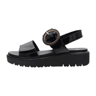 Sandales compensées Ara - Noir 36,38,40,42 Dames Sandales compensées Ara - Noir 36,38,40,42 Dames