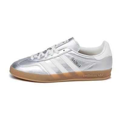 Baskets adidas Gazelle Indoor Silver Metallic Core White Gris 44 2/3,44,45 1/3,46 Heren Baskets adidas Gazelle Indoor Silver Metallic Core White Gris 44 2/3,44,45 1/3,46 Heren
