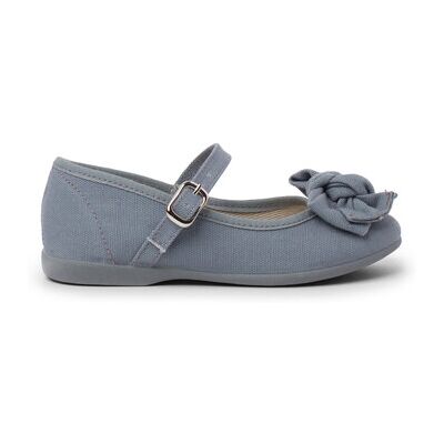 Ballerines enfant Pisamonas Chaussures Babies En Coton Organique Avec Nœud Gris 22,23,25,26,27,28,29 Meisjes Ballerines enfant Pisamonas Chaussures Babies En Coton Organique Avec Nœud Gris 22,23,25,26,27,28,29 Meisjes