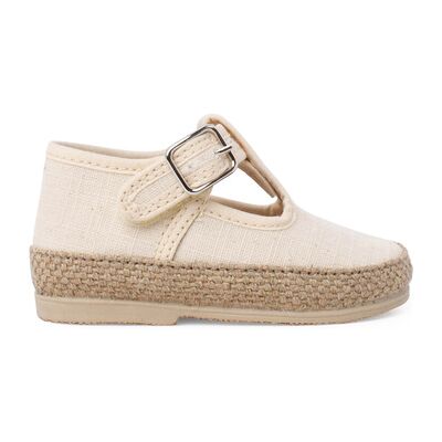 Baskets basses enfant Pisamonas Salomés Pour Bébé En Lin Et Jute Avec Fermeture À Boucle Blanc 17,18,19,22 Jongens Baskets basses enfant Pisamonas Salomés Pour Bébé En Lin Et Jute Avec Fermeture À Boucle Blanc 17,18,19,22 Jongens