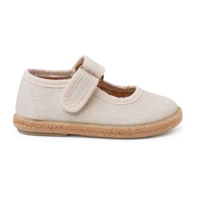 Ballerines enfant Pisamonas Chaussures Babies Coton Biologique Semelle Jute Blanc 22,23,24 Meisjes Ballerines enfant Pisamonas Chaussures Babies Coton Biologique Semelle Jute Blanc 22,23,24 Meisjes