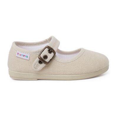 Ballerines enfant Pisamonas Chaussures Babies Flexibles Lin Boucle Beige 21,23,24,25,26,27,28,29,30,31,32,33,34 Meisjes Ballerines enfant Pisamonas Chaussures Babies Flexibles Lin Boucle Beige 21,23,24,25,26,27,28,29,30,31,32,33,34 Meisjes