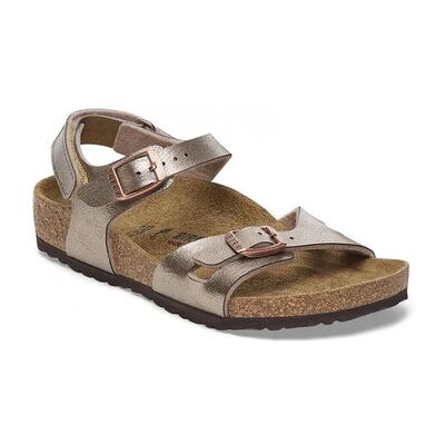 Sandales plates BIRKENSTOCK Rio as kids bf Beige 37,39,24,25,26,27,28,29,30,31,32,33,35 Meisjes Sandales plates BIRKENSTOCK Rio as kids bf Beige 37,39,24,25,26,27,28,29,30,31,32,33,35 Meisjes