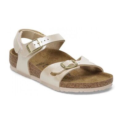 Sandales plates BIRKENSTOCK Rio as kids bf Beige 38,24,25,27,29,31,32,33,35 Meisjes Sandales plates BIRKENSTOCK Rio as kids bf Beige 38,24,25,27,29,31,32,33,35 Meisjes